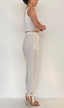 Womens | Inv Viscose Moss Crepe Pants | White