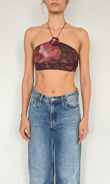 Womens | Inv Nylon Powermesh Bandeau | Brown
