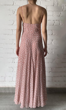 Womens | Jace Polyester Crinkle Chiffon Maxi Dress | Misty Rose