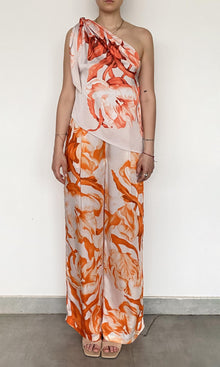 Womens | Jesse Polyester Satin Lycra Scarf Top | Beige