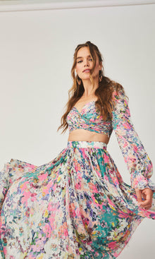 Womens | Lelia Chiffon Bandeau | Multicolor