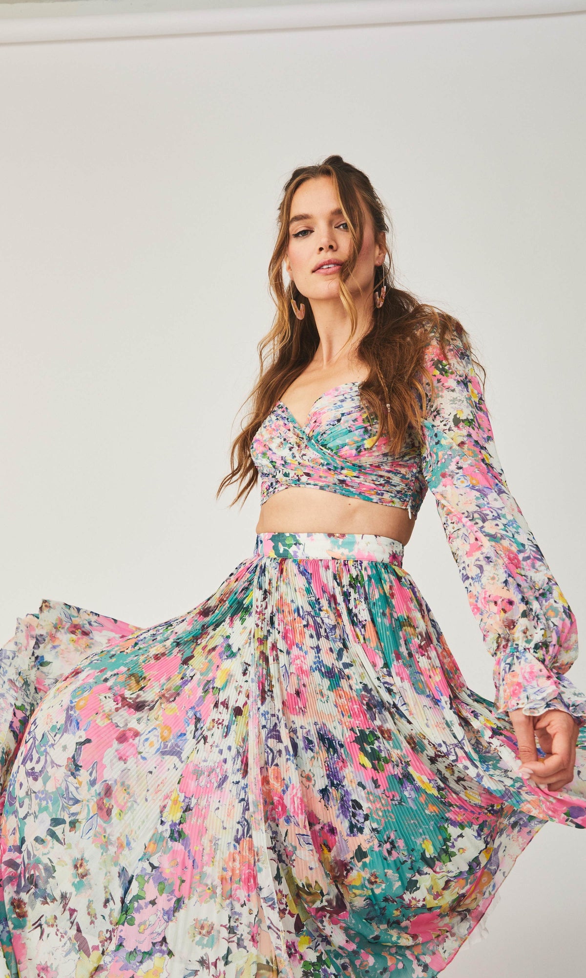 Womens | Lelia Chiffon Bandeau | Multicolor