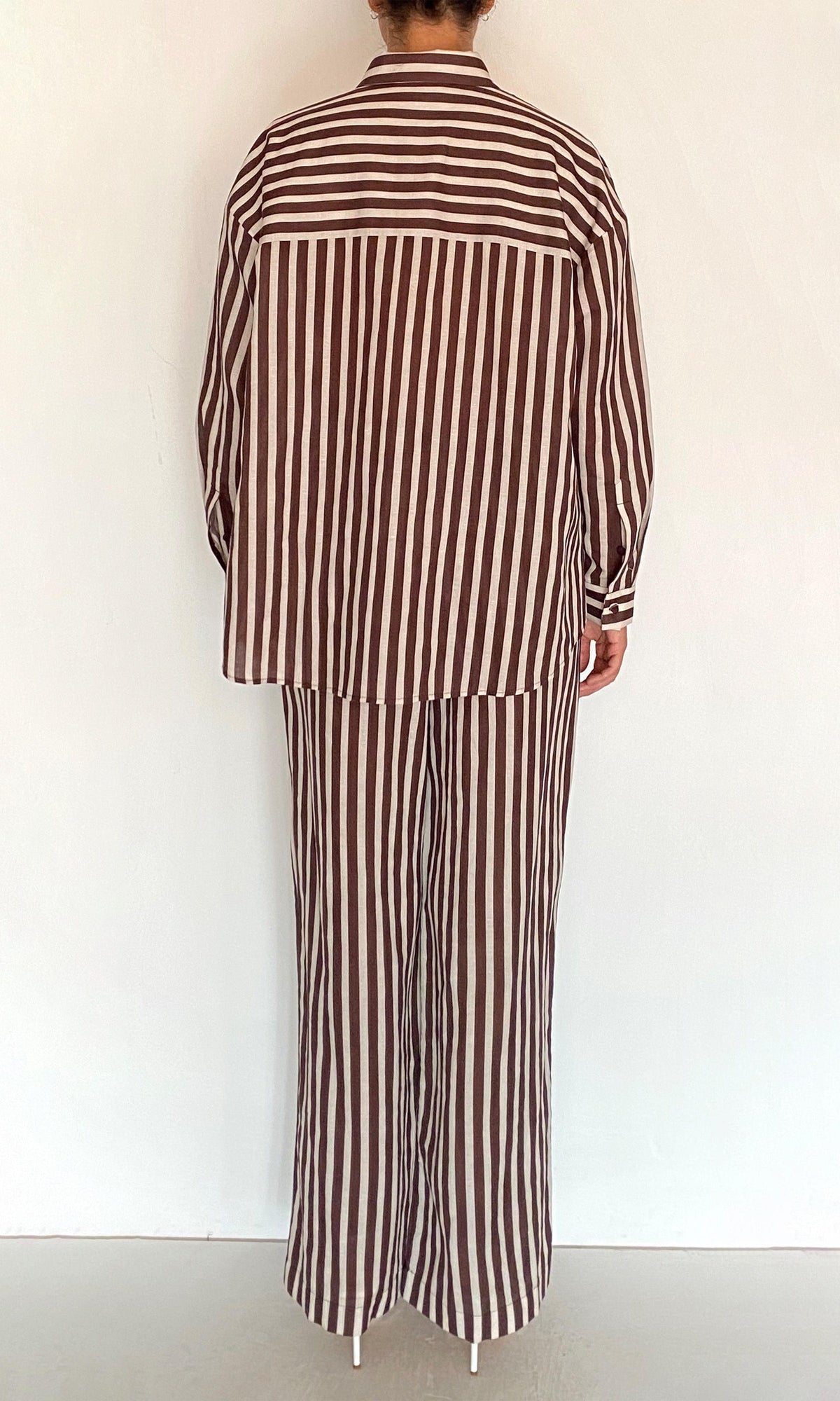 Womens | Riv Linen Cotton Oversized Shirt | Multi