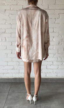 Womens | Ryan Polyester Short Skirt | Light Brown