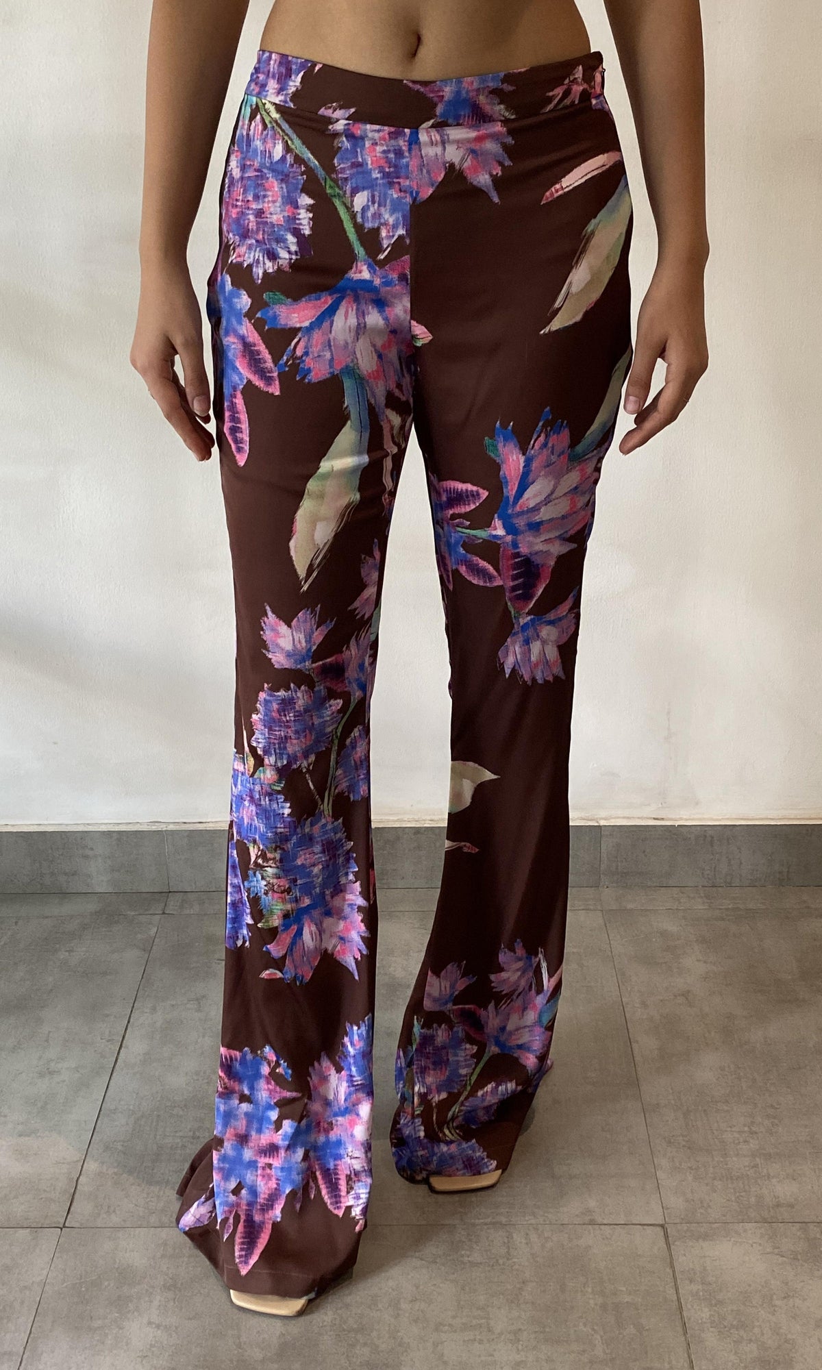 Womens | Shay Polyester Satin Pant | Multi