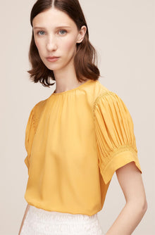Short Sleeve Cdc Blouse | Zinnia