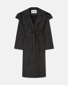 Womens | Ruta Tech Parachute Coat | Off Black