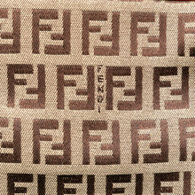Fendi | Pre-Owned Zucchino Canvas Handbag | Brown/BeigeRed