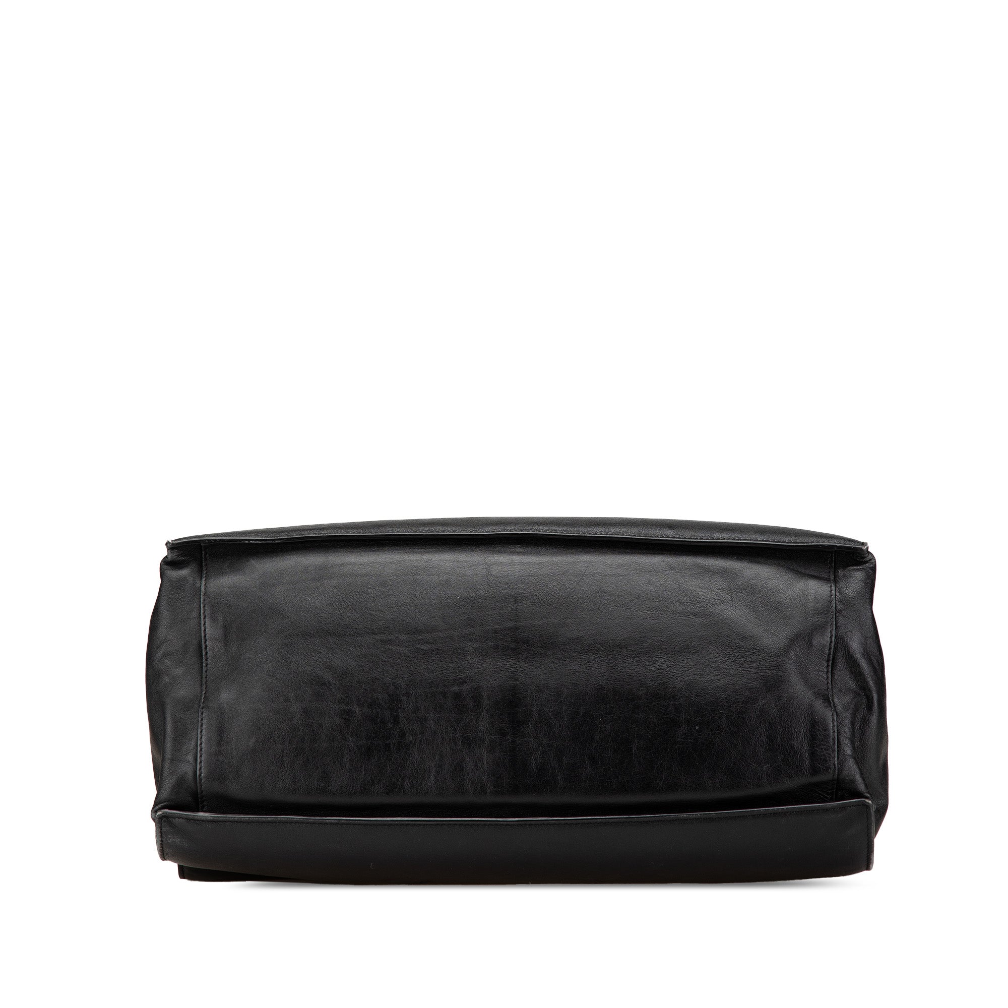 Saint Laurent | Pre-Owned Small Smooth Calfskin Rive Gauche Tote | Black