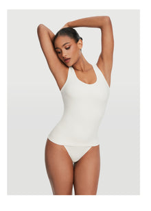 Racerback Tank Top | White