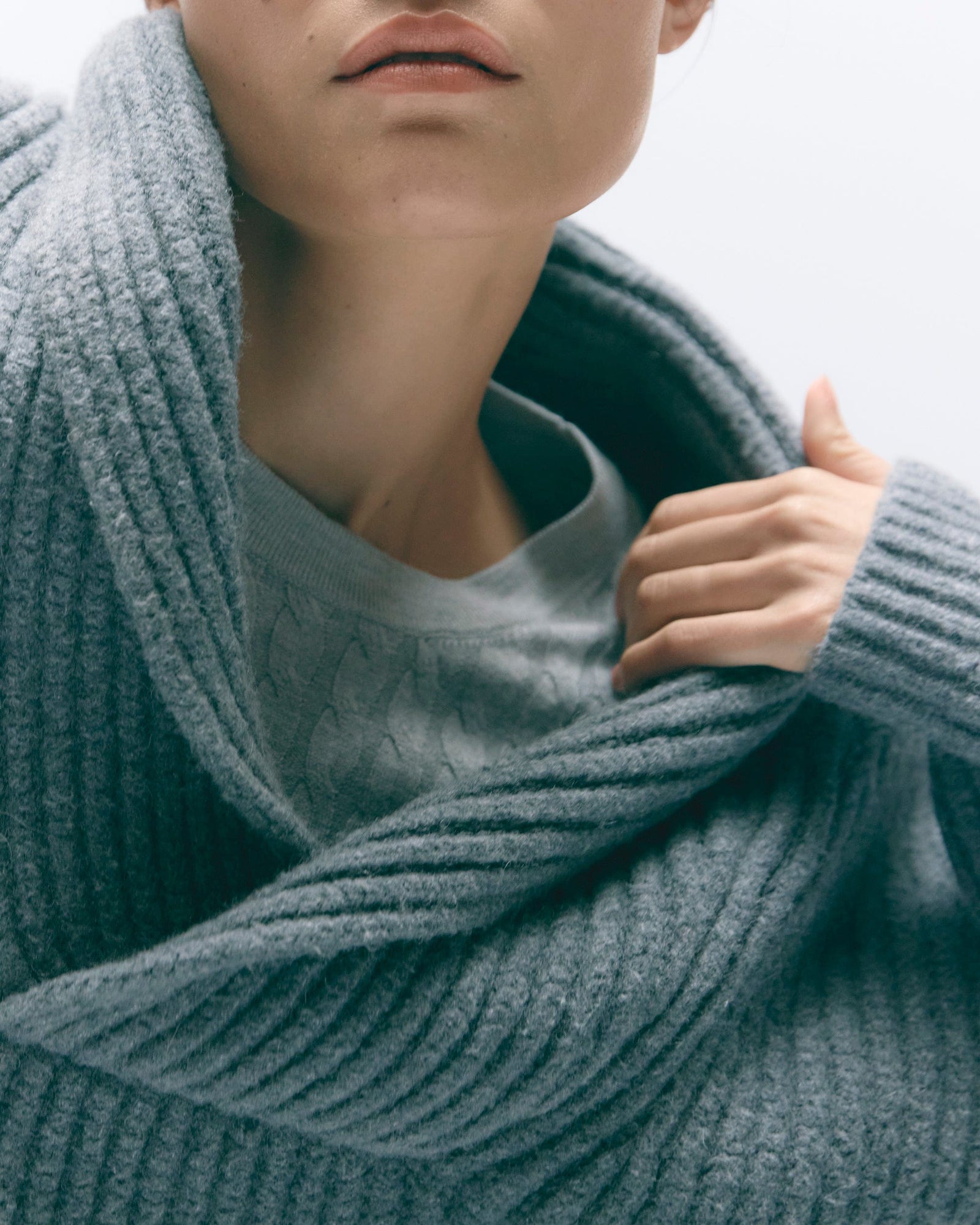 Charlotte | Campbell Shawl-Collar Sweater in Size Small