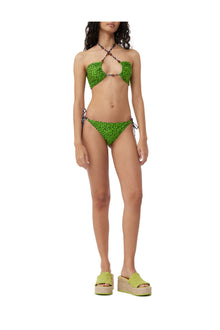 Recycled Printed Open Bandeau Bikini Top | Tender Shoots