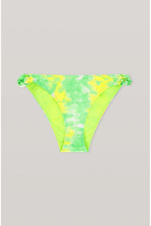 Recycled Tie Dye Bikini Briefs | Kelly Green