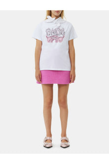 Relaxed Cats T shirt | Bright White