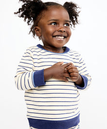 Kids Unisex | Remy Sweatshirt | White/Navy
