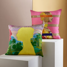 Renaissance Bars Beaded Pillow with Juliet Chair