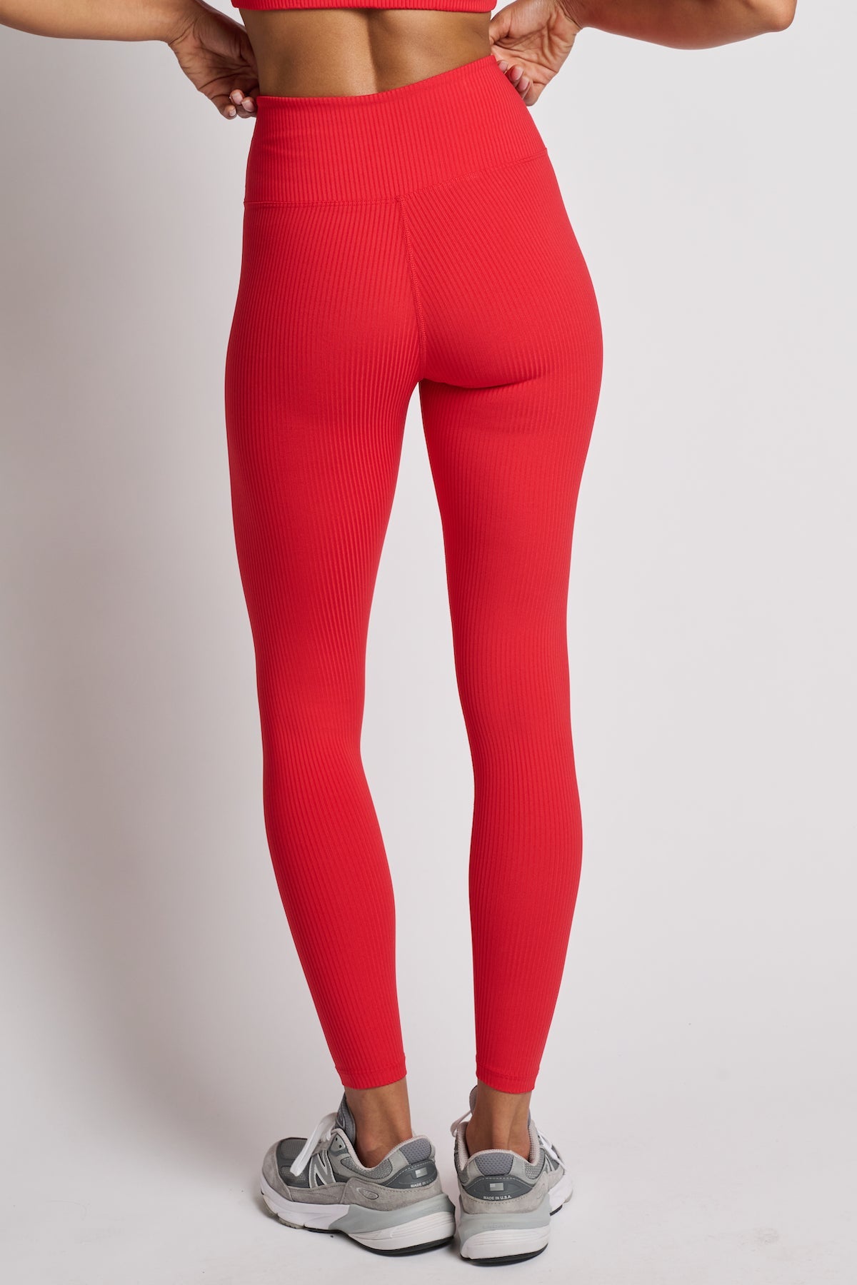 Year of Ours | Ribbed Veronica Legging | Cherry