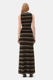Ribbed Merino Maxi Skirt | Multicolour