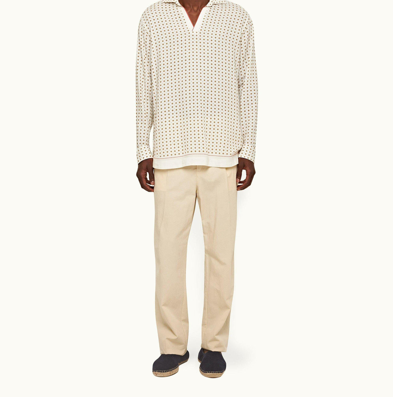Ridley Cravat Relaxed Fit Overhead Shirt | Sea Mist