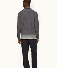 Ridley Floret Classic Collar Relaxed Fit Shirt | Night Iris/White