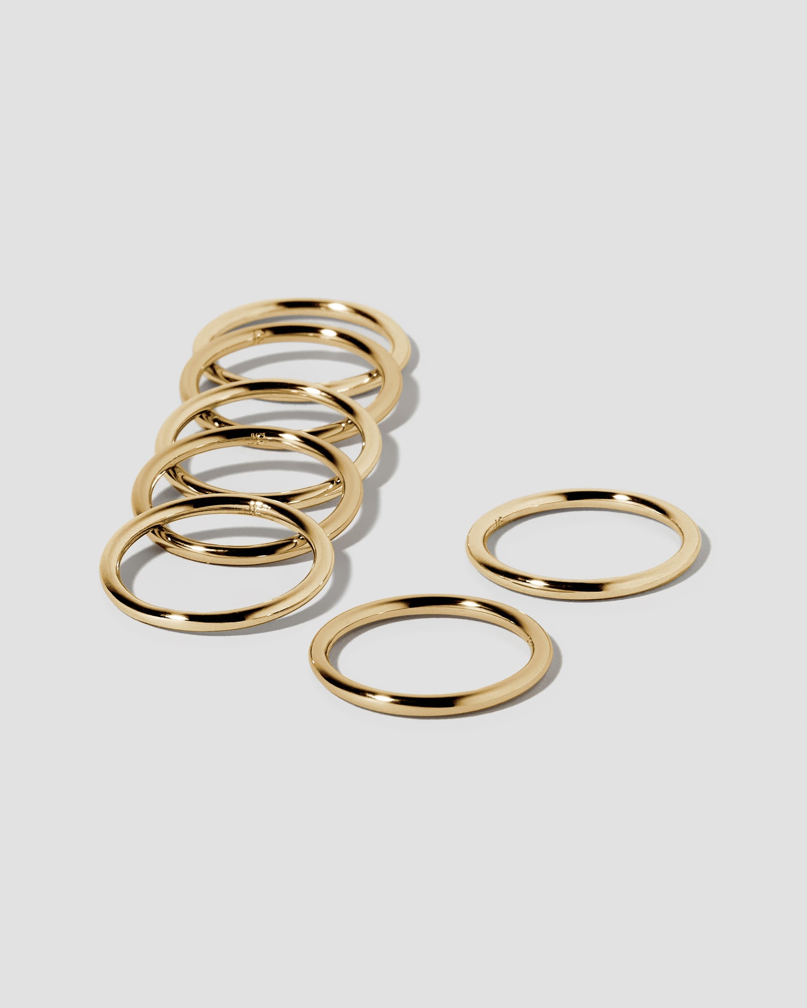 Ring Set ring - front view | gold rings