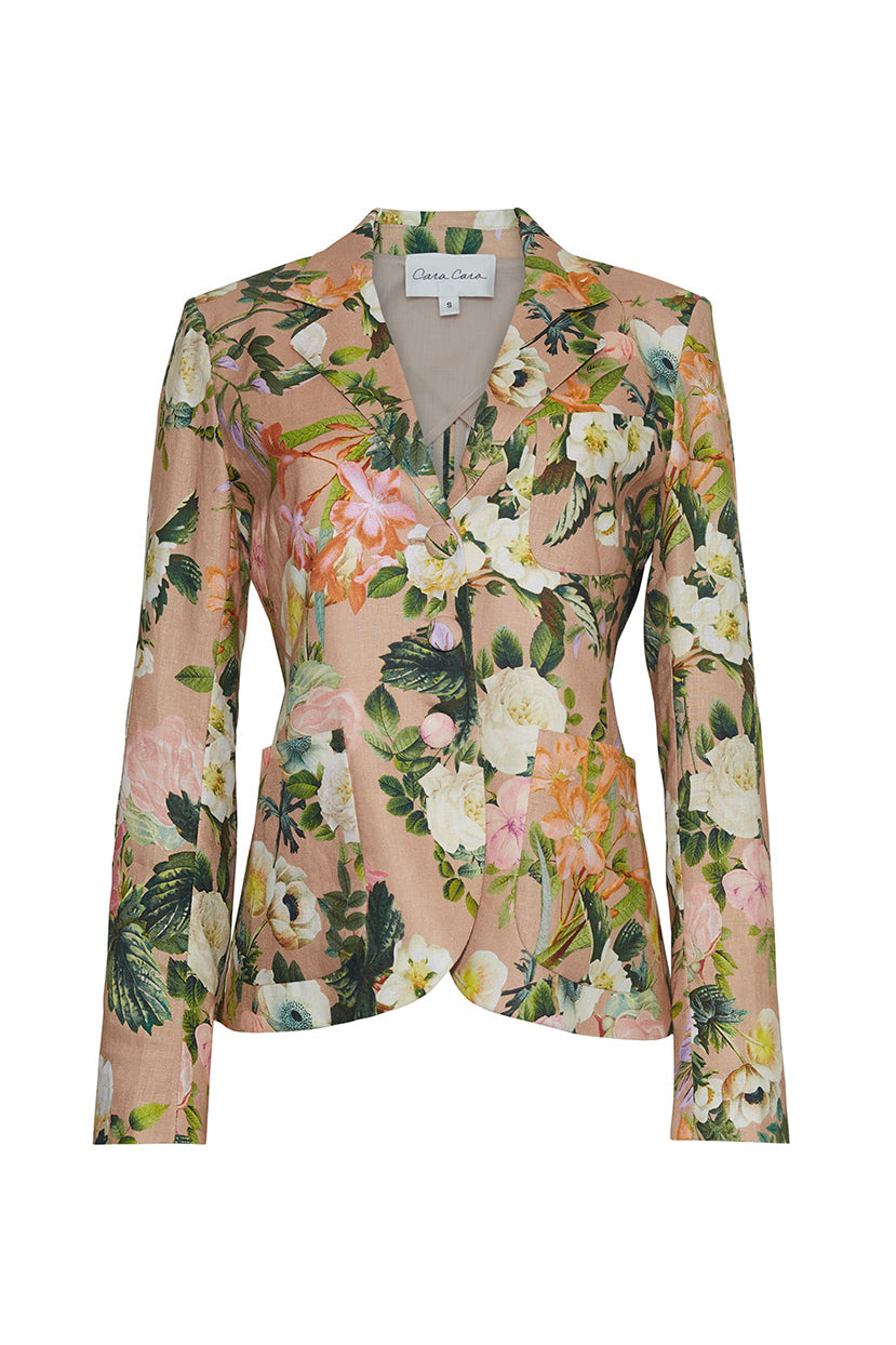 Ross Blazer | Ginger Root Kingston Floral