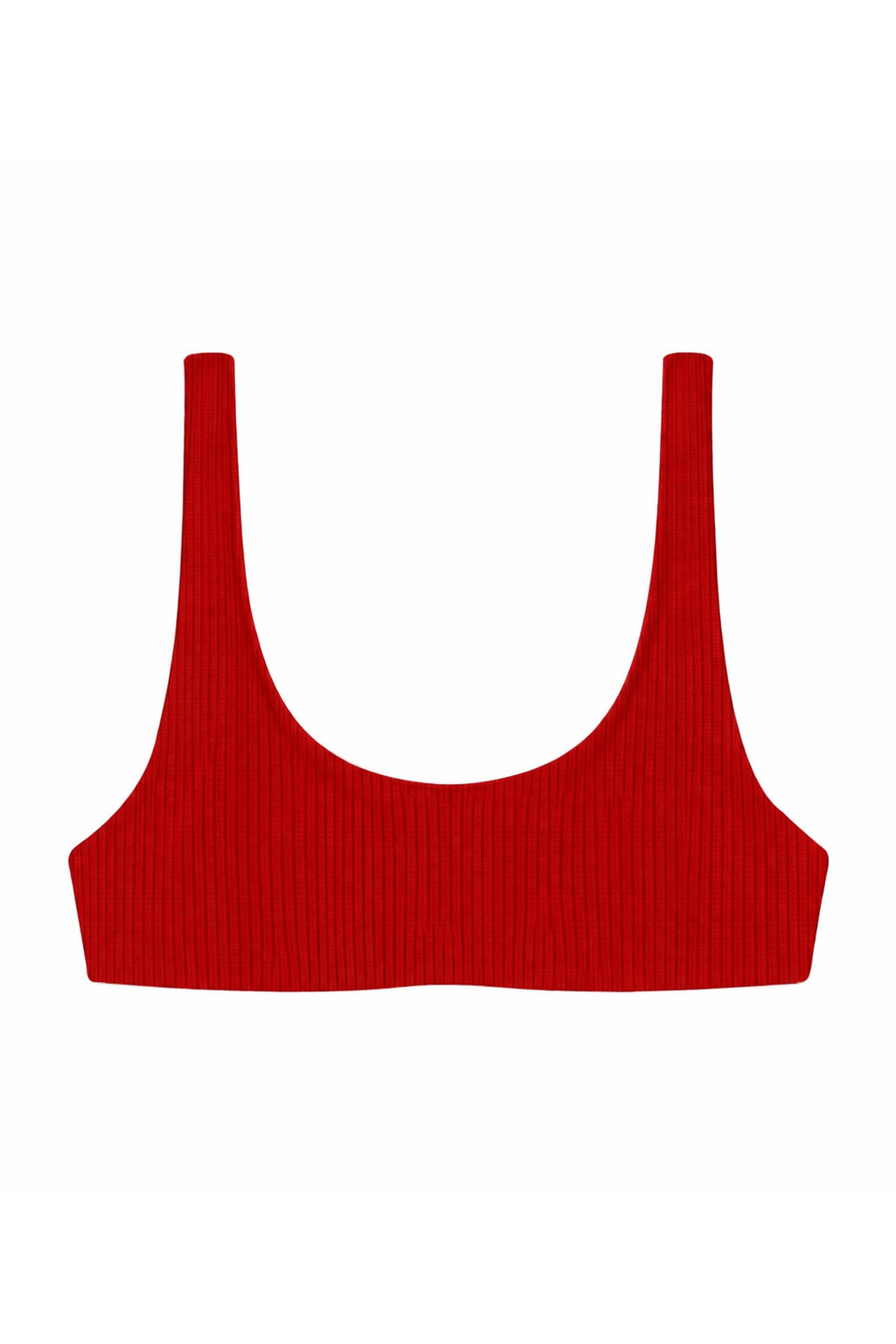 Rounded Edges Top | Poppy Ribbed