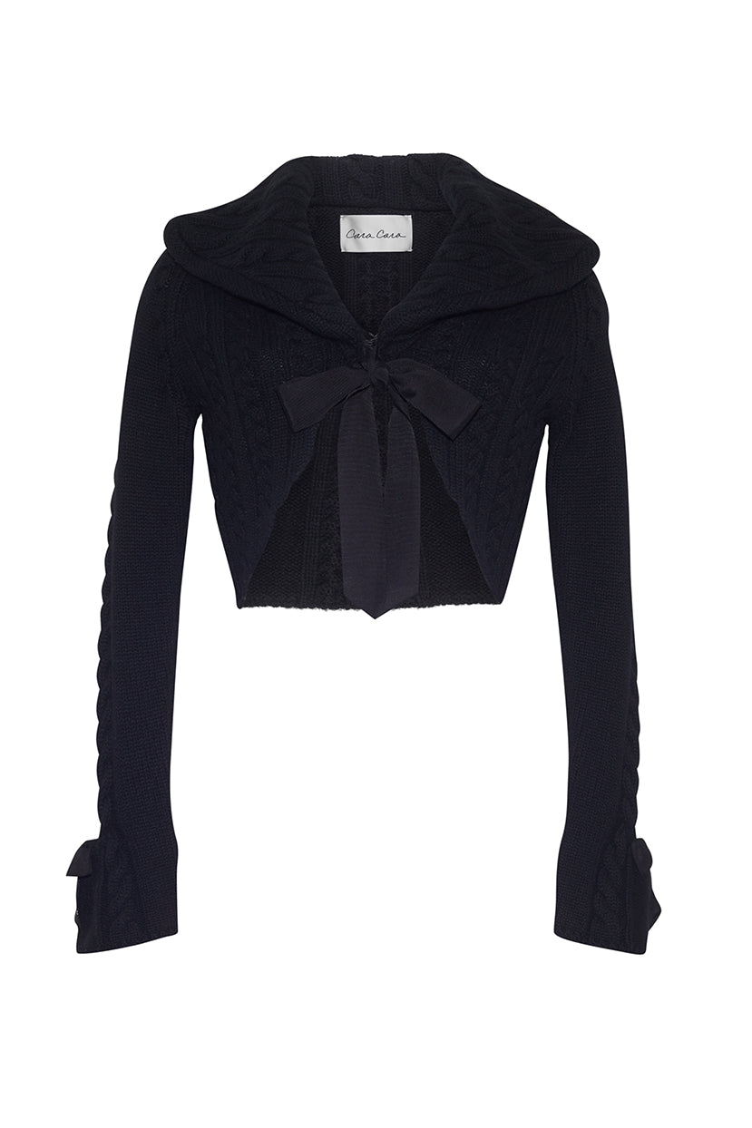 Rylan Cardigan | Black Knit