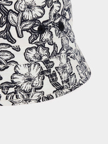 Boy | Aloha Bucket Hat | Black Flowers