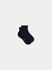 Girl | Feather Socks | Indigo