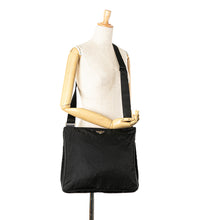 Prada | Pre-Owned Tessuto Zip Top Crossbody | Black