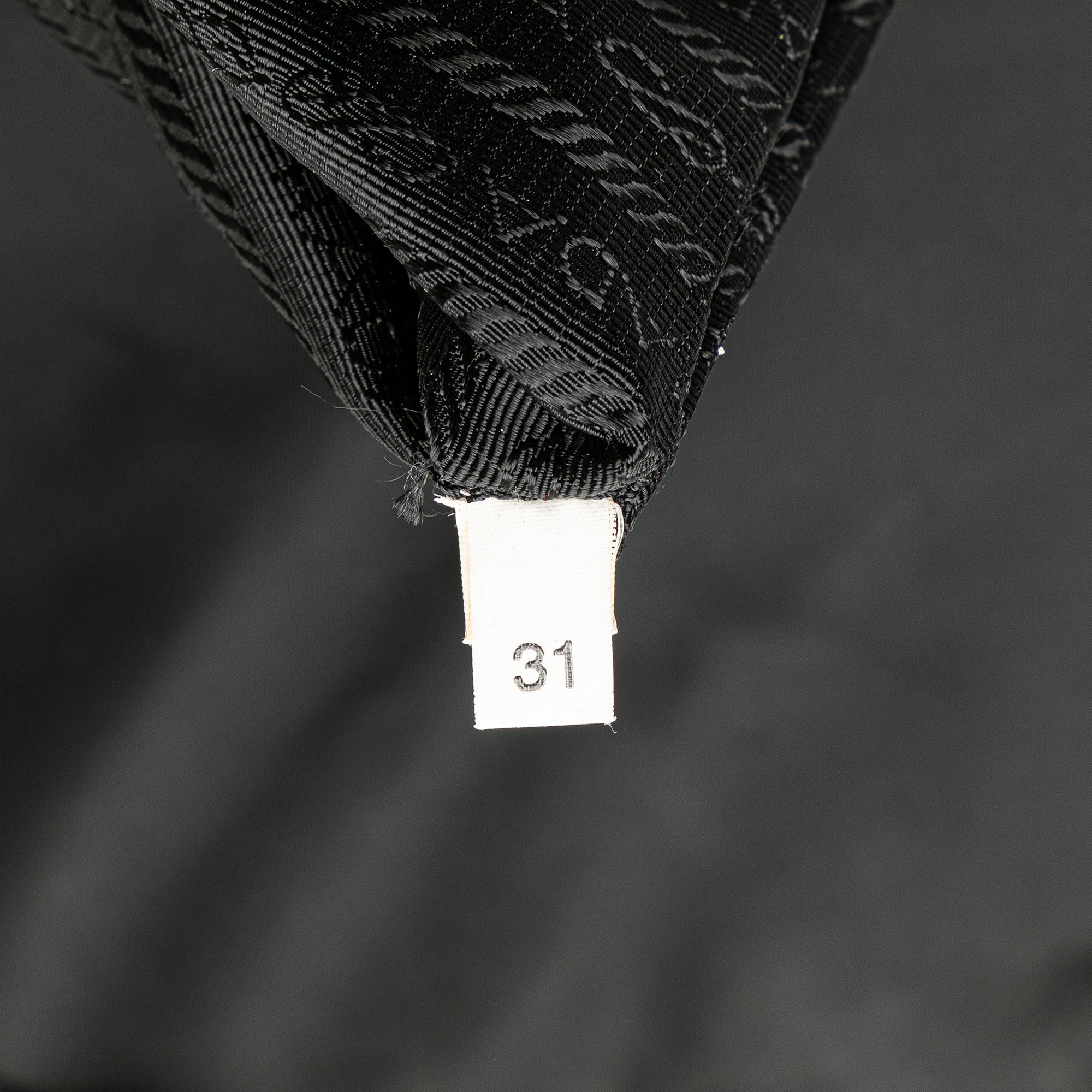Prada | Pre-Owned Tessuto Zip Top Crossbody | Black