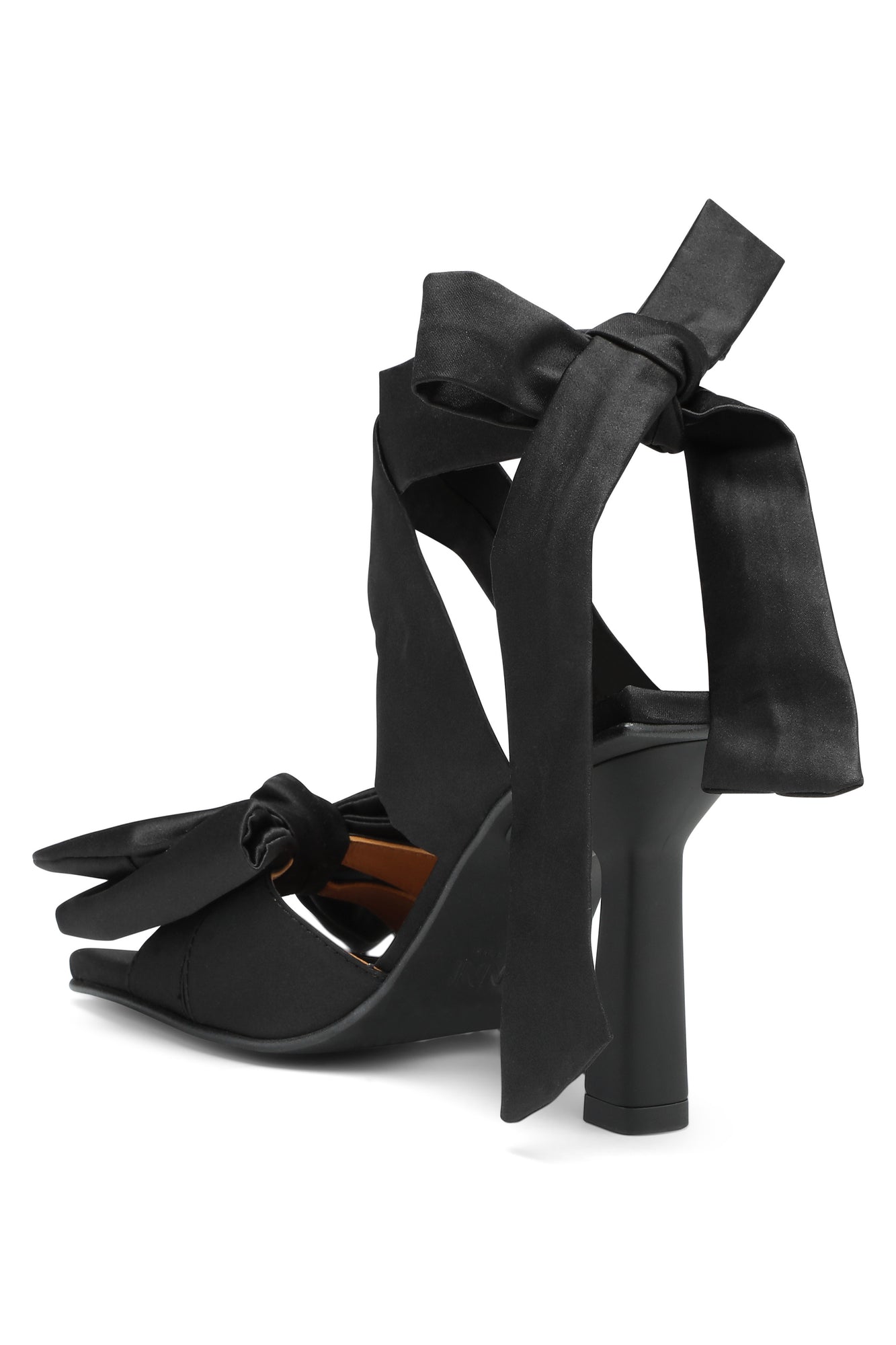 Soft Bow Sandals | Black
