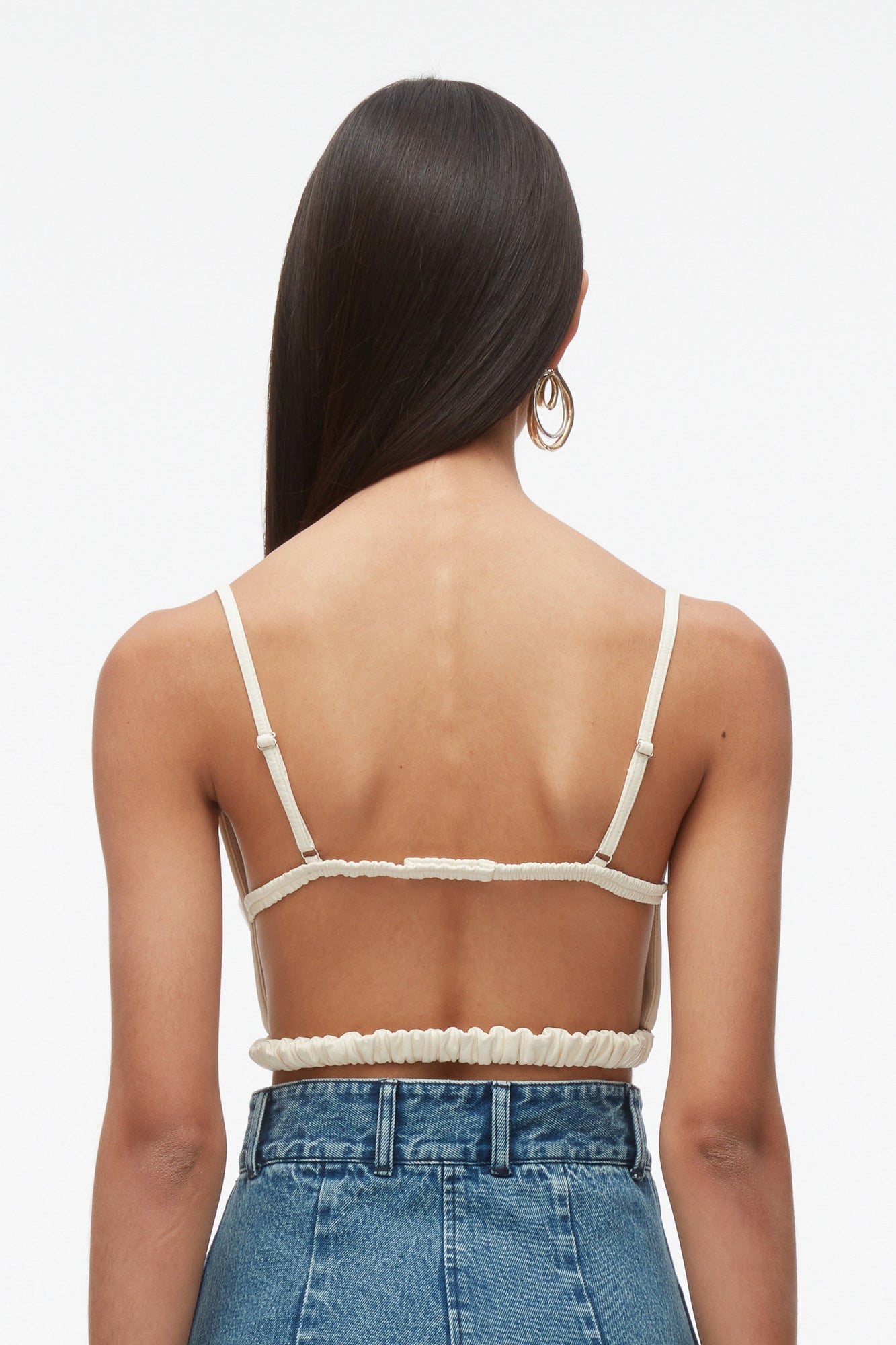 Twisted Open Back Cami | Ivory