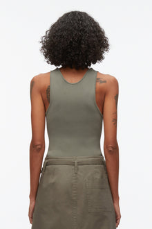 Compact Rib Layering Tank | Sage