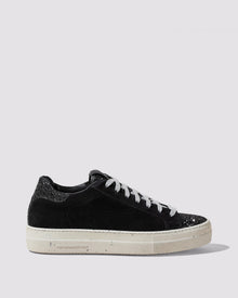 Thea Recycled Black/Gun Sneaker