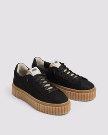 Women | Creeper Carbon Sneaker | Black