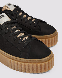 Women | Creeper Carbon Sneaker | Black