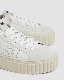 Women | Creeper Silver Dust Sneaker | White