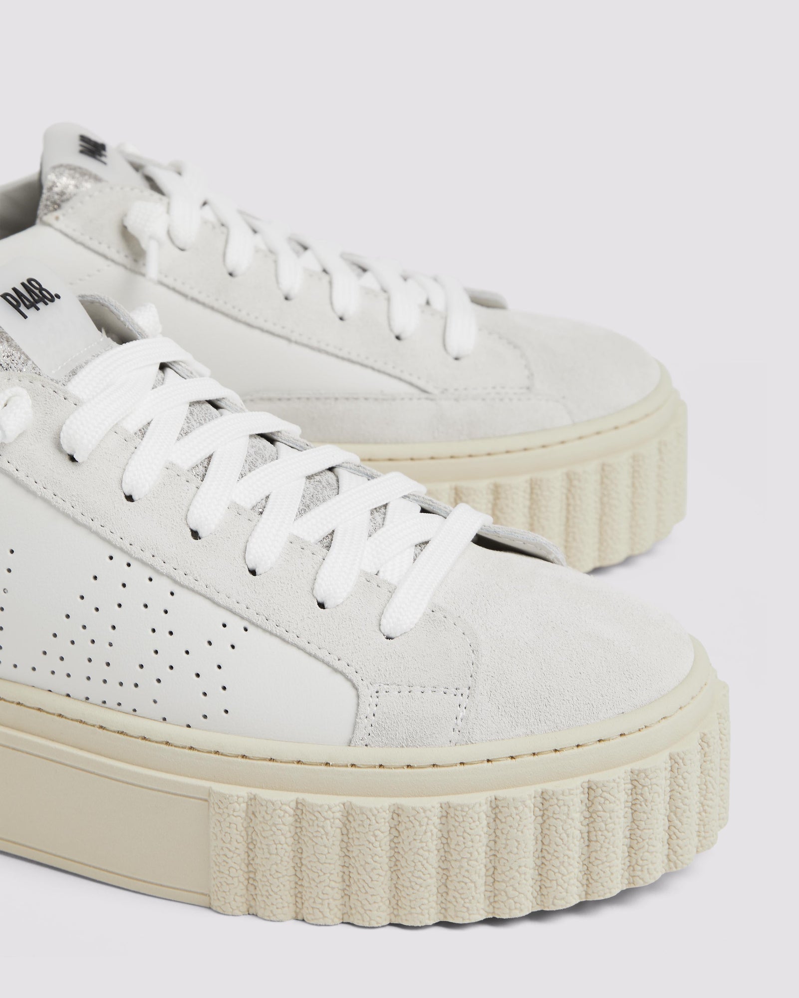 Women | Creeper Silver Dust Sneaker | White