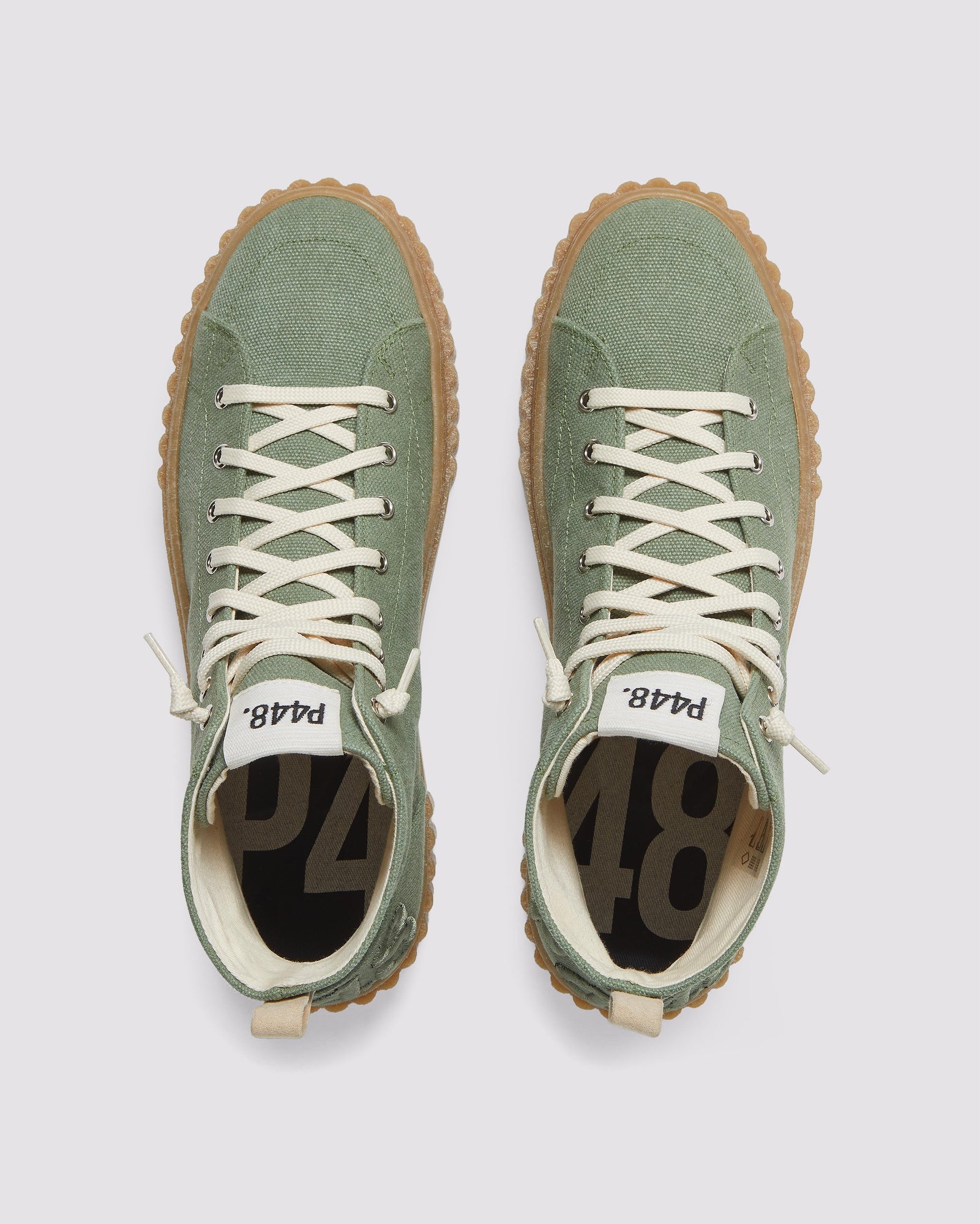 Women | CreeperHi Olive Canvas Sneaker | Green