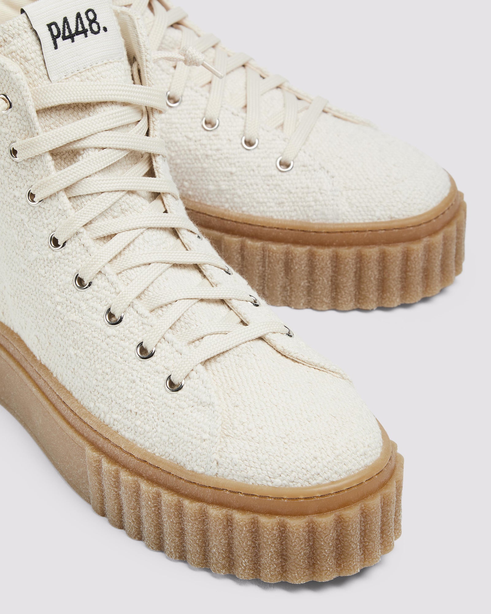 Women | CreeperHi Willow Canvas Sneaker | Off-White