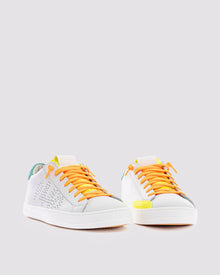 Men | John White/Fluo Sneaker | White