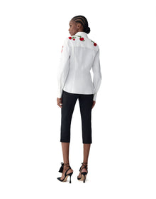 Embroidered Isabela Top | White Multi