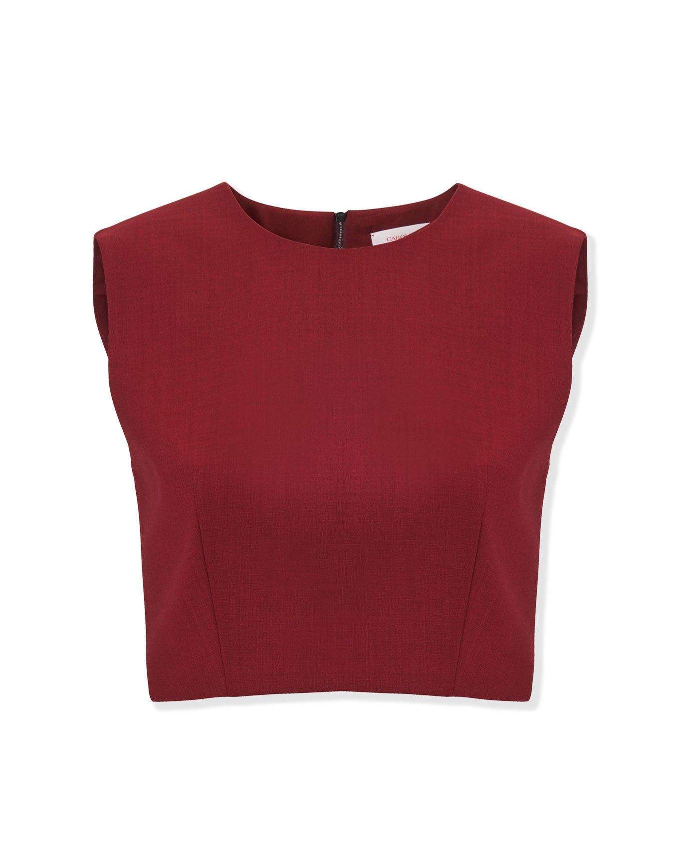 Sleeveless Crewneck Cropped Top | Rioja