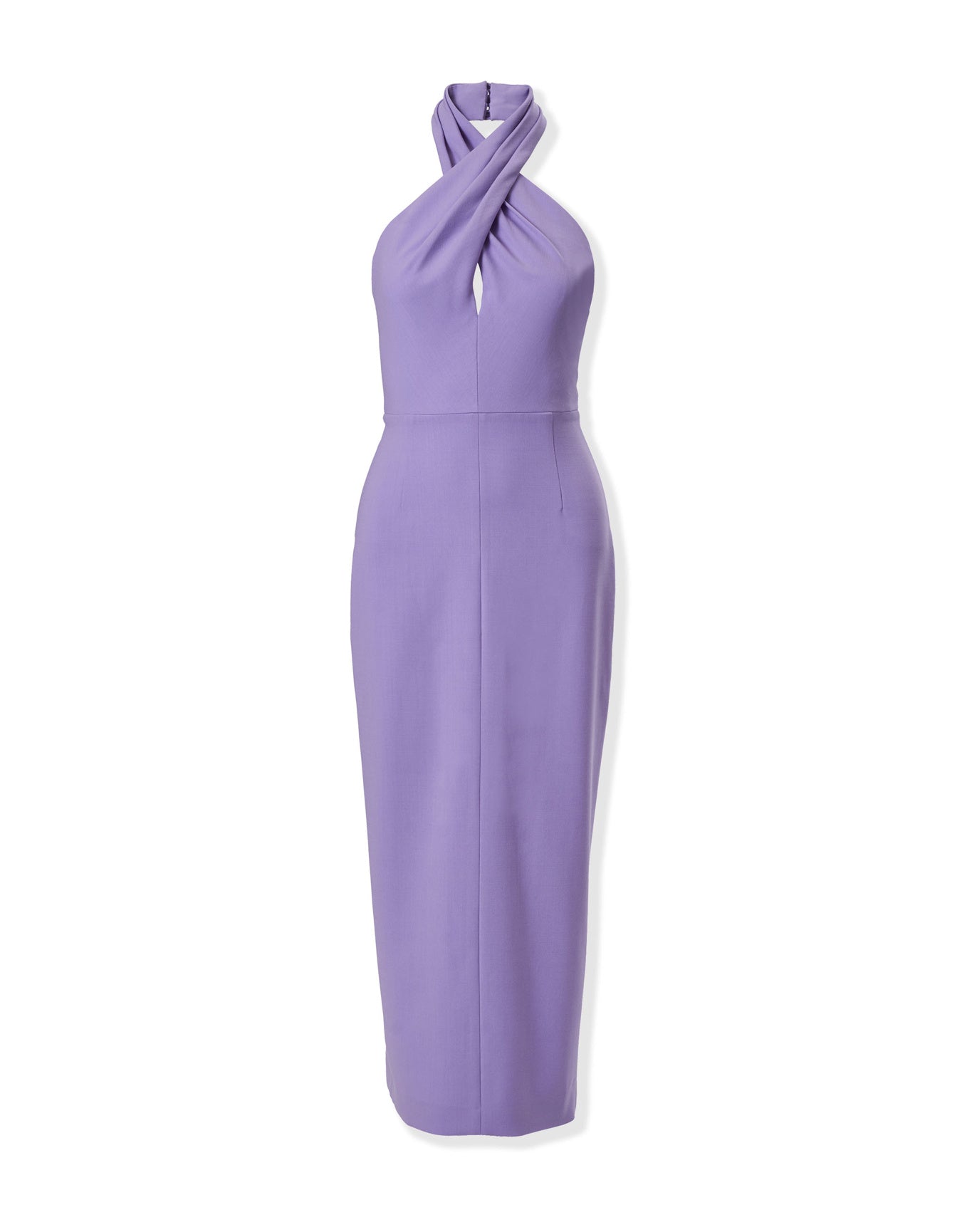 Criss-Cross Halter Neck Midi Dress | Violeta