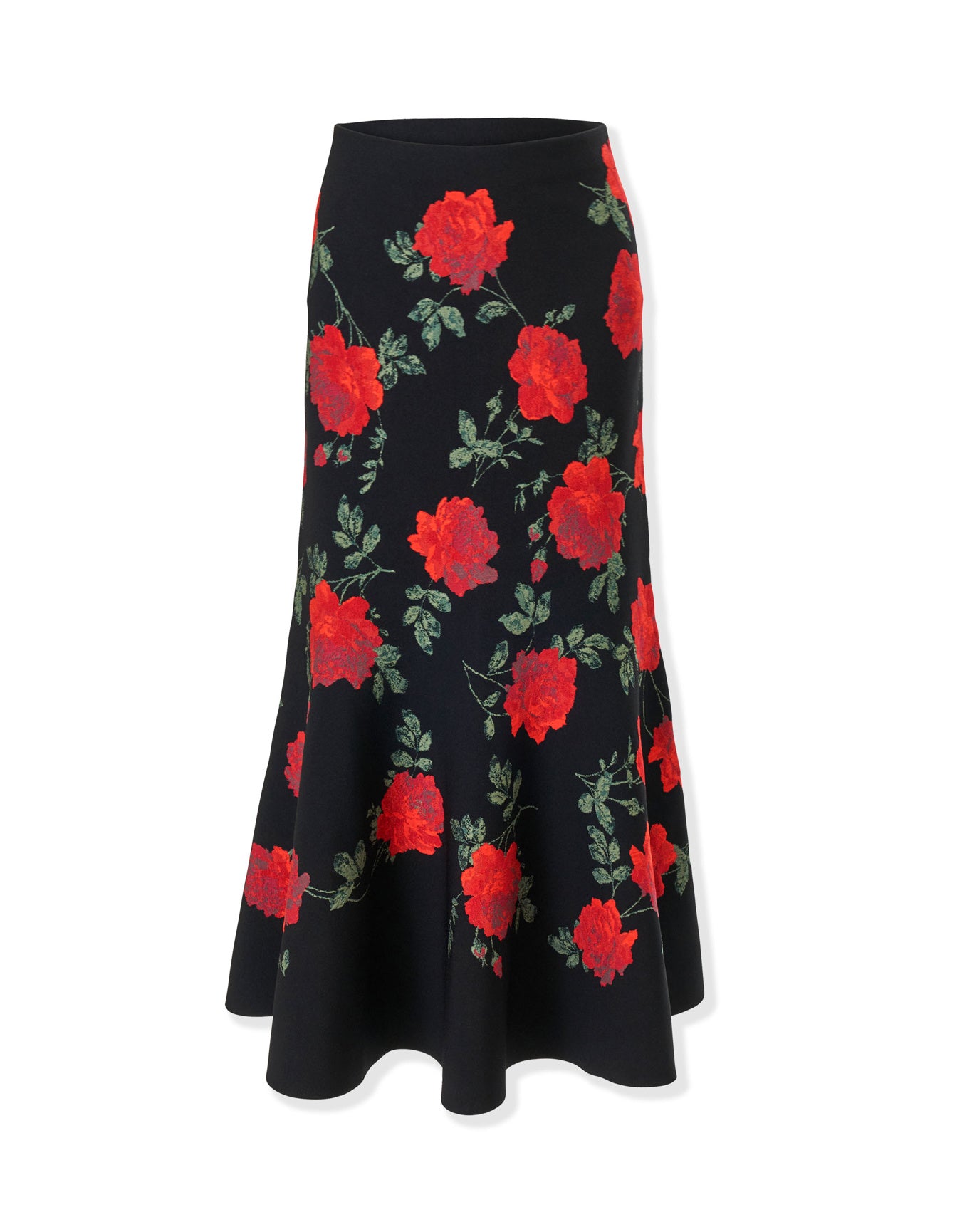 Trumpet Skirt | Black Multi