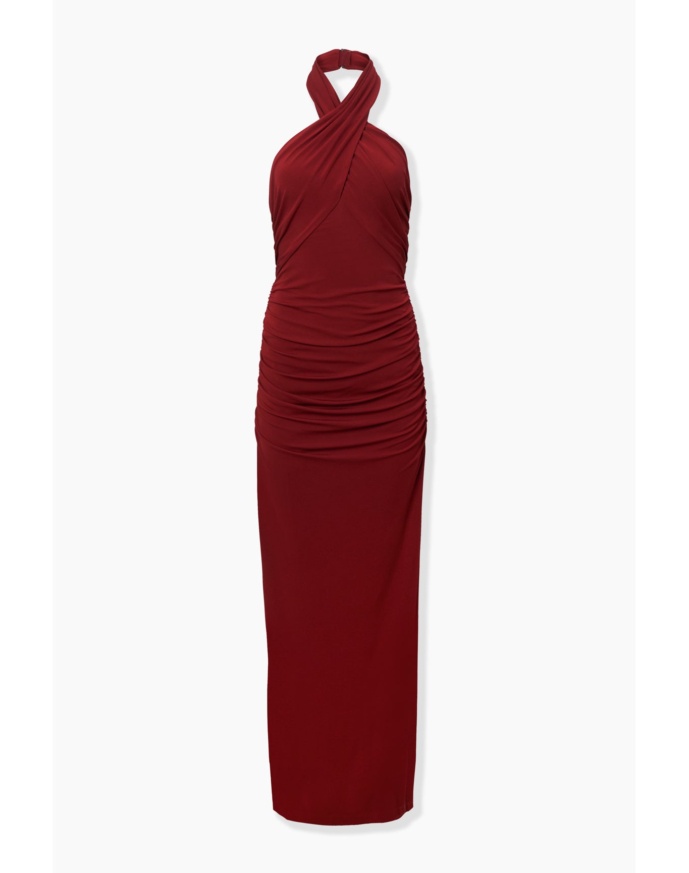 Criss-Cross Halter Neck Gown | Rioja