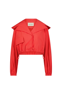 Tech Poplin Anorak Jacket | Watermelon