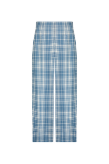 Plaid Seersucker Cropped Pant | Mallard